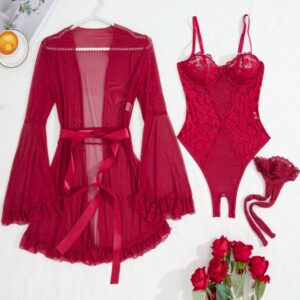 Ensemble 3 pièces Rouge