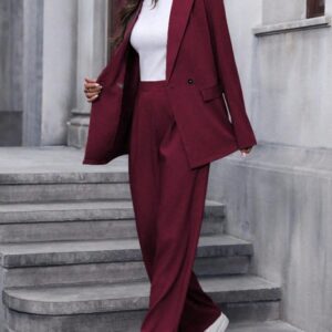Blazer rouge bordeau E30
