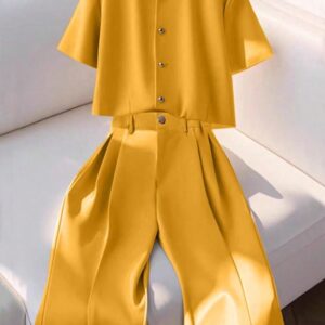 Ensemble 2 pièces jaune E25